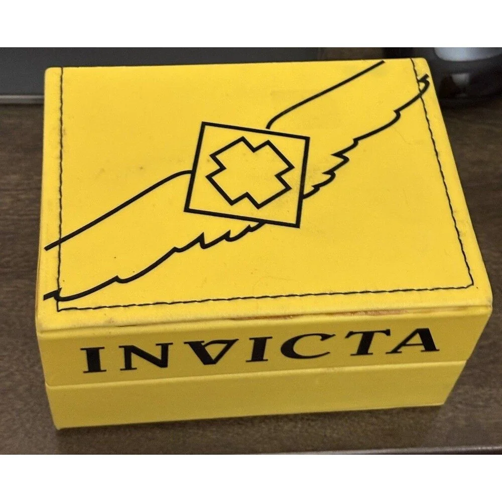 Invicta 9648 Women's Watch Silver Blue Dial Quartz 50M Water Resistant Needs Bat
